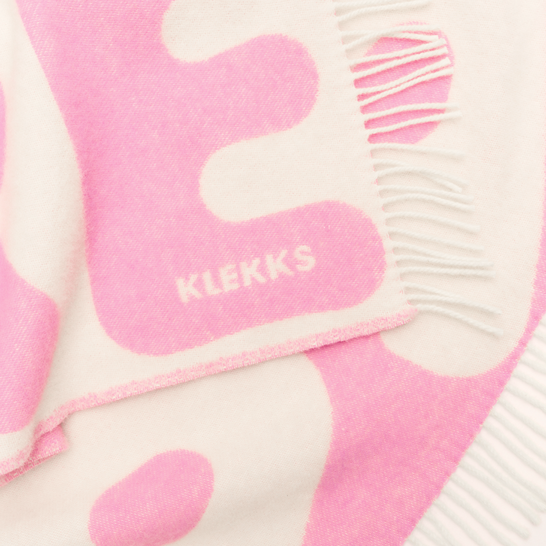 Klekks No. 11 (Pink Edition) - Wolldecke