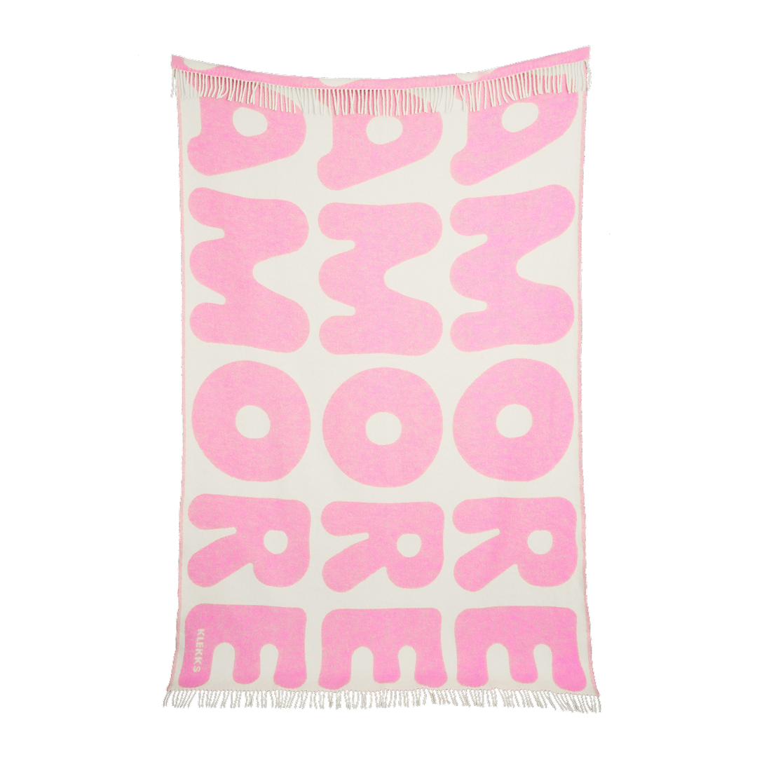 Klekks No. 11 (Pink Edition) - Wolldecke