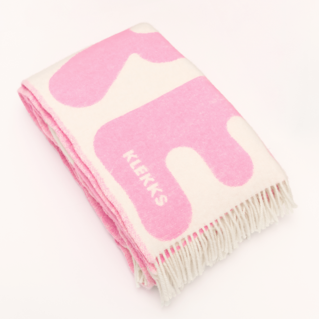 Klekks No. 11 (Pink Edition) - Wolldecke