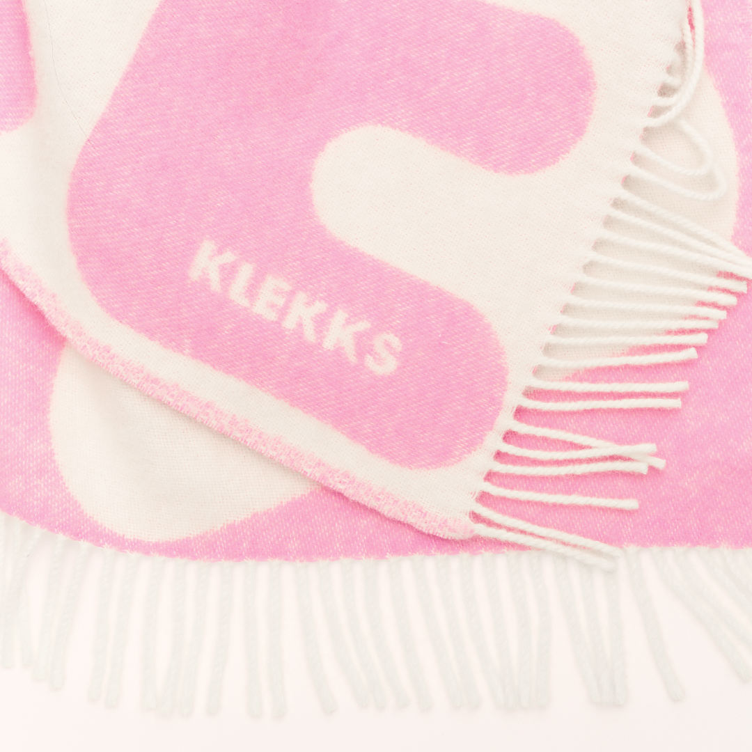 Klekks No. 11 (Pink Edition) - Wolldecke