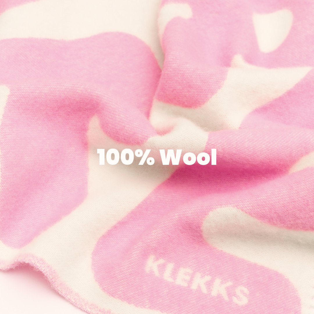 Klekks No. 11 (Pink Edition) - Wolldecke