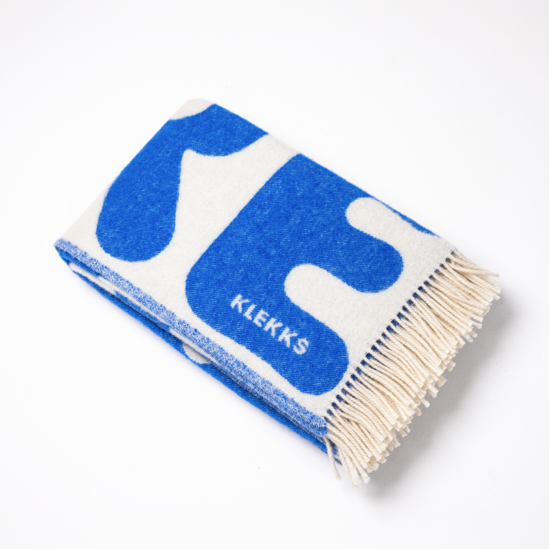 Klekks No. 11 (Blue Edition) - Wool Blanket