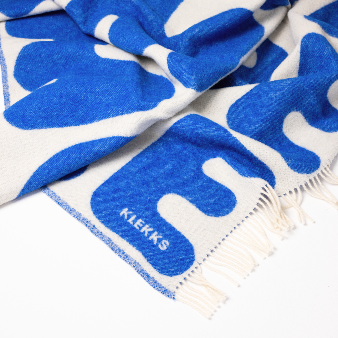 Klekks No. 11 (Blue Edition) - Wool Blanket