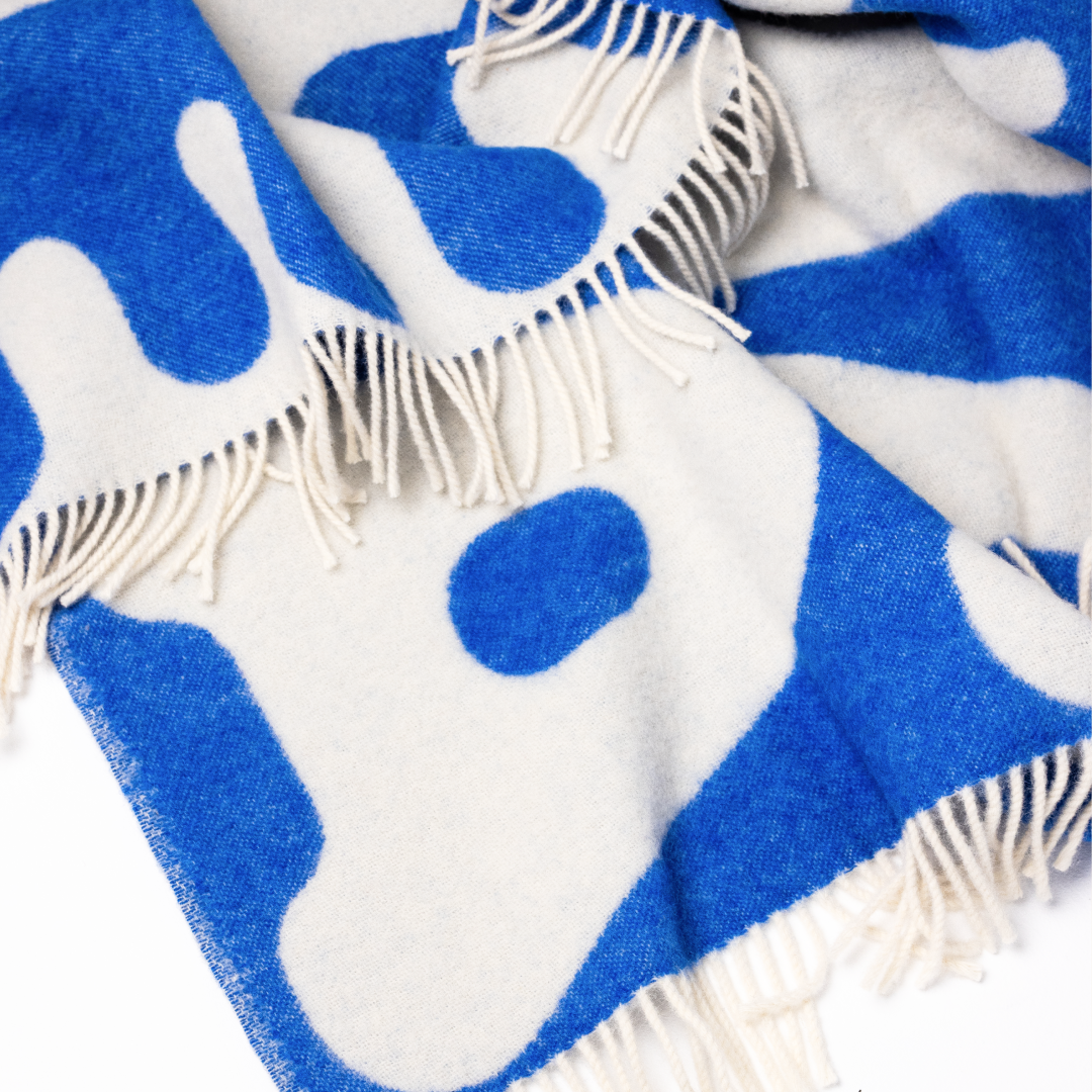 Klekks No. 11 (Blue Edition) - Wool Blanket