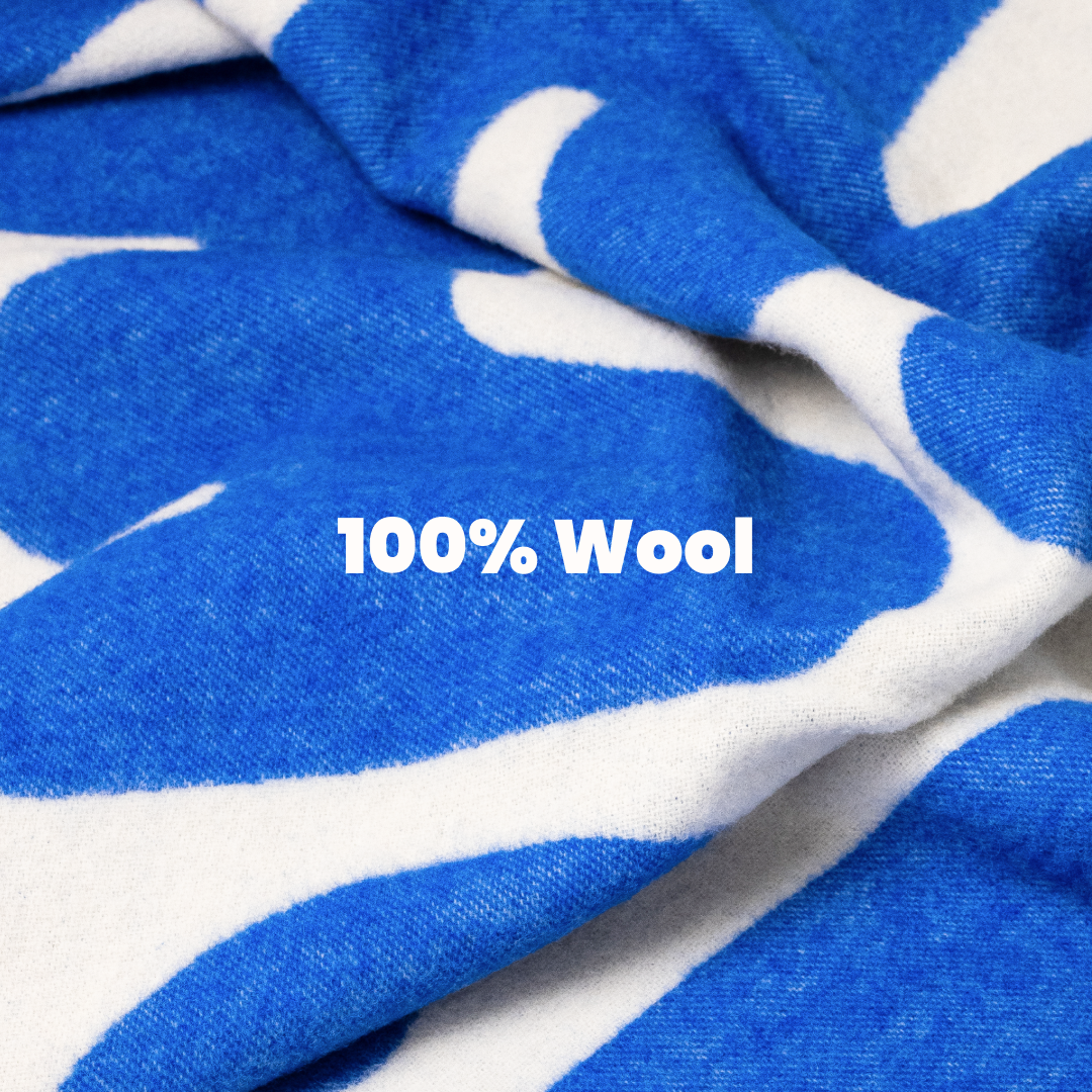 Klekks No. 11 (Blue Edition) - Wool Blanket