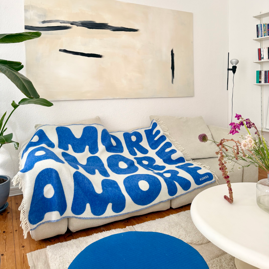 Klekks No. 11 (Blue Edition) - Wool Blanket