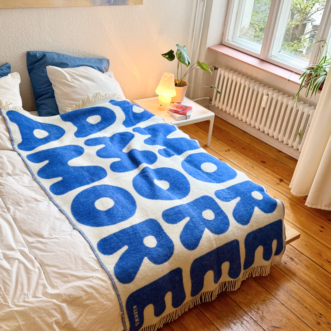 Klekks No. 11 (Blue Edition) - Wool Blanket