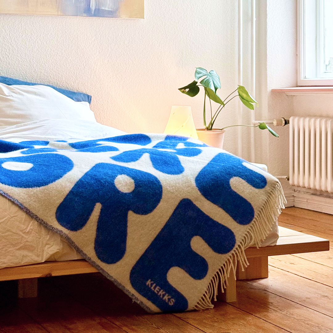 Klekks No. 11 (Blue Edition) - Wool Blanket
