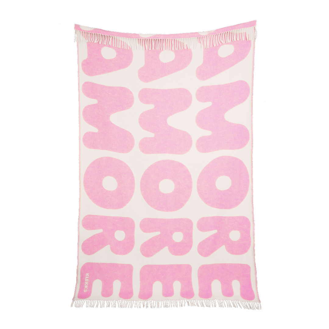 Klekks No. 11 (Pink Edition) - Wolldecke