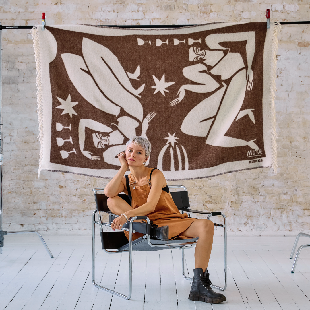 Klekks x hannah.muehi No. 31 - Wolldecke
