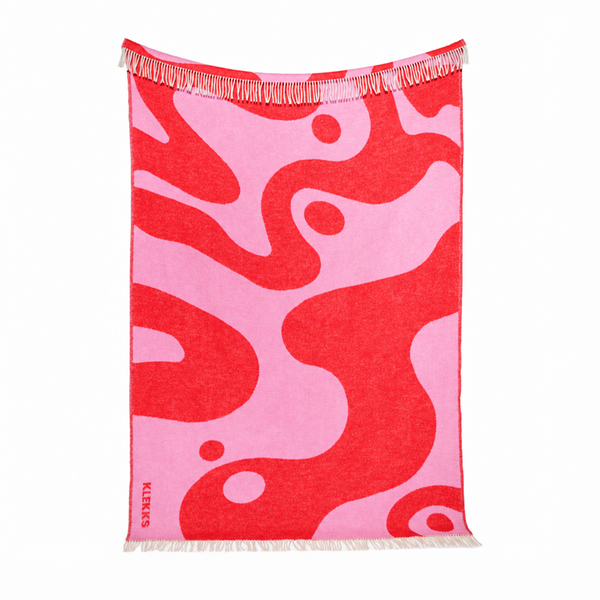Klekks No. 8 - Wolldecke – Pink